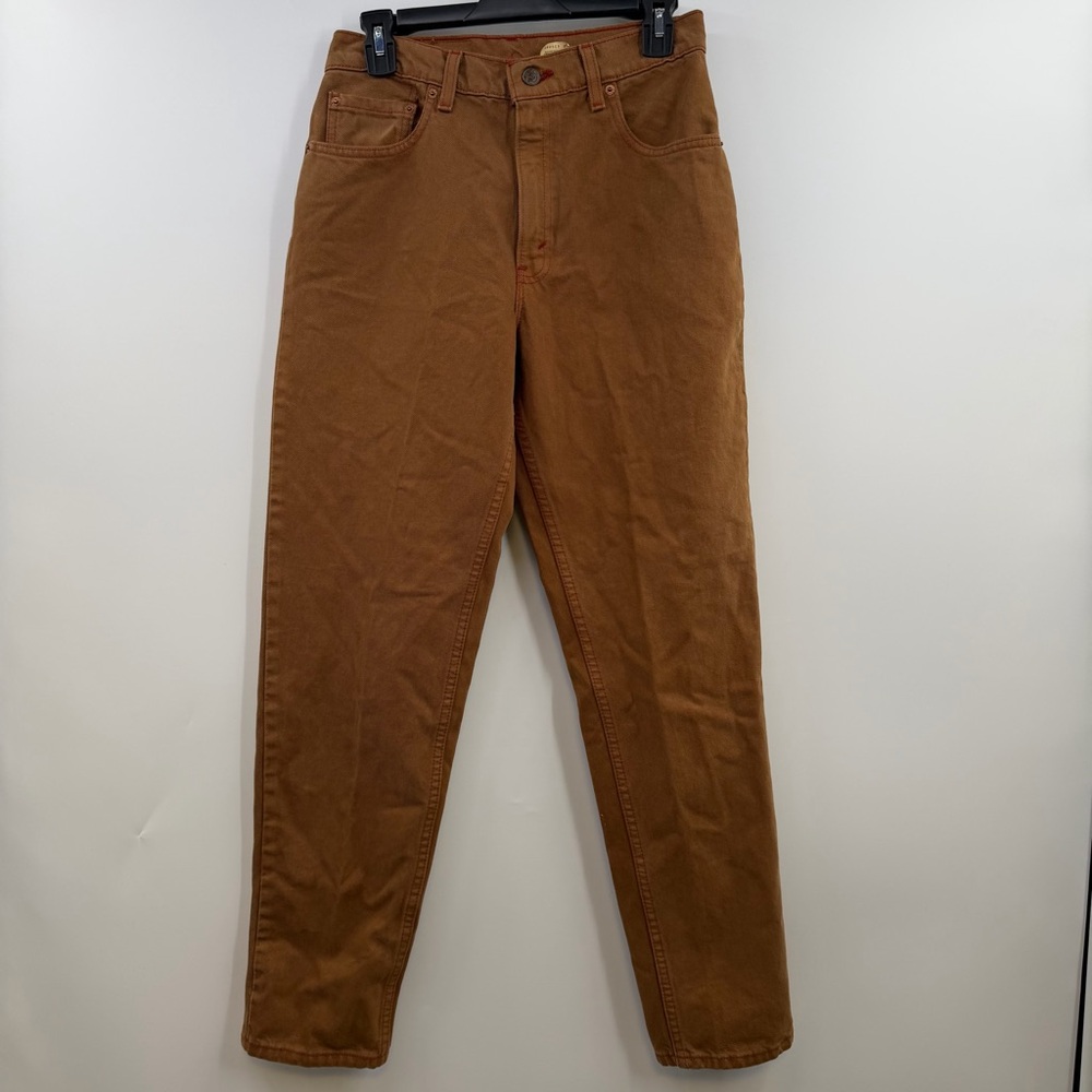 Vintage Levi’s 550 USA Made Caramel Brown Relaxed Tapered Jeans Women’s 9